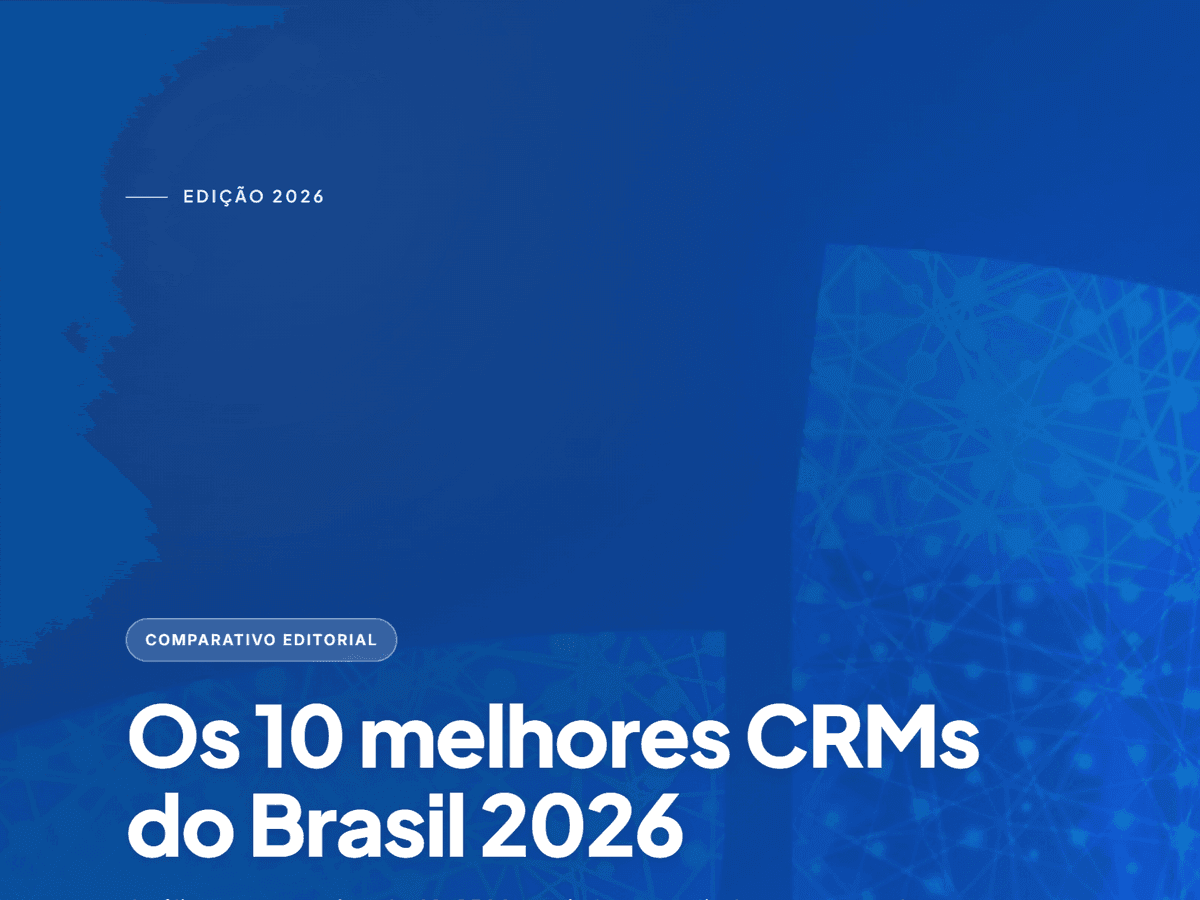 Capa: Comparativo: 10 melhores CRMs do Brasil 2026