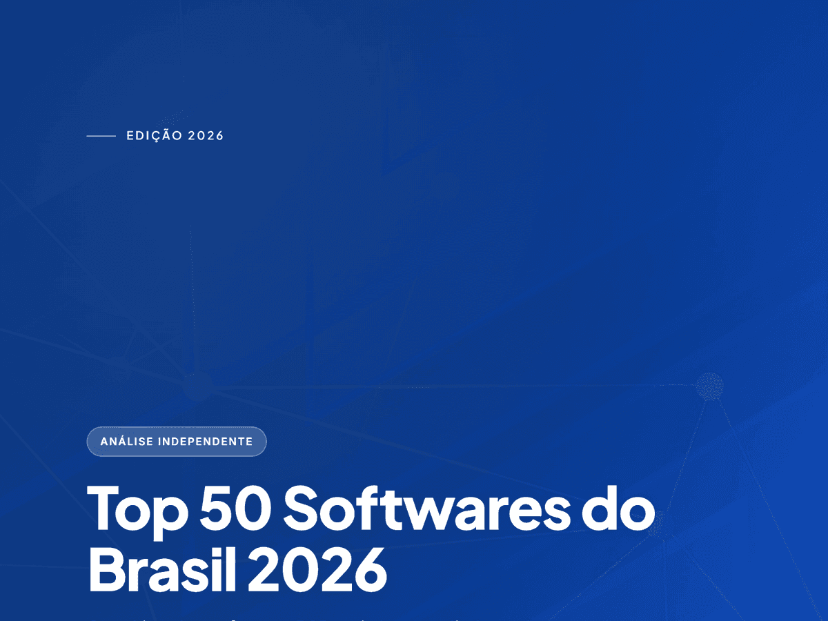 Capa: Top 50 Softwares do Brasil 2026